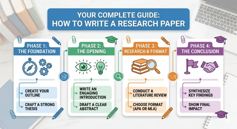 How to Write a Research Paper Fast: Simple Guide & Examples